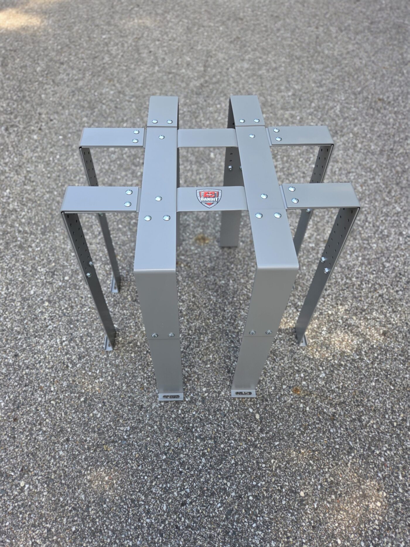 AC Bandit 24x24 series adjustable condenser cage with earth anchor mounting frame